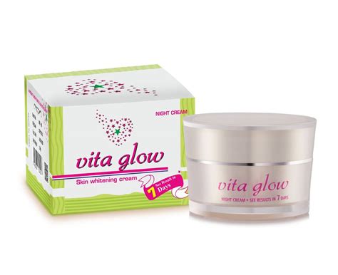 Vita Glow Night Cream Natural Cream For Skin Whitening Healthcare Beauty