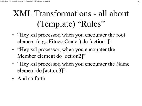 Ppt Using Xslt And Xpath To Transform Xml Documents Powerpoint