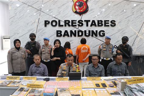 Sat Narkoba Polrestabes Bandung Tangkap Ibu Dan Anak Edarkan Ribuan