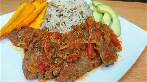 Bistec De Carne Jugoso Y Entomatado Youtube