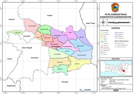 Daftar Kecamatan Dan Kelurahan Di Kabupaten Wonogiri