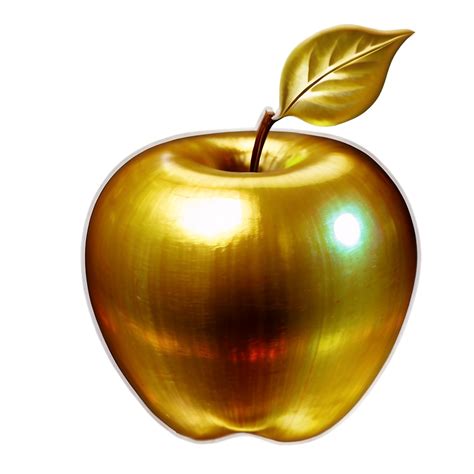 Download Shiny Golden Apple Graphic Png Shh