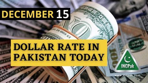 Usd To Pkr Dollar Rate In Pakistan December Incpak