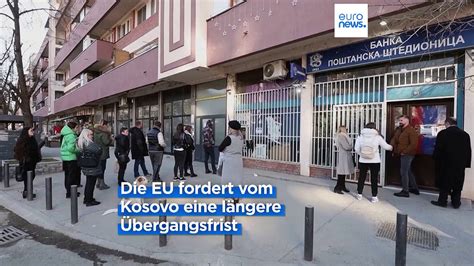 Nach Dinar Verbot in Nordkosovo Serbien ist empört Brüssel stellt