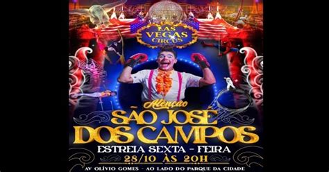 Las Vegas Circus Domingo 16h em São José dos Campos 2024 Sympla