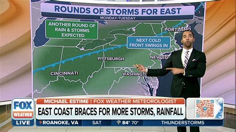 East Coast Braces For More Storms Rainfall Latest Weather Clips Fox Weather