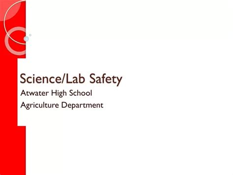 Ppt Science Lab Safety Powerpoint Presentation Free Download Id 9203278