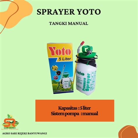 Tangki Sprayer Alat Semprot Yoto Liter Lazada Indonesia