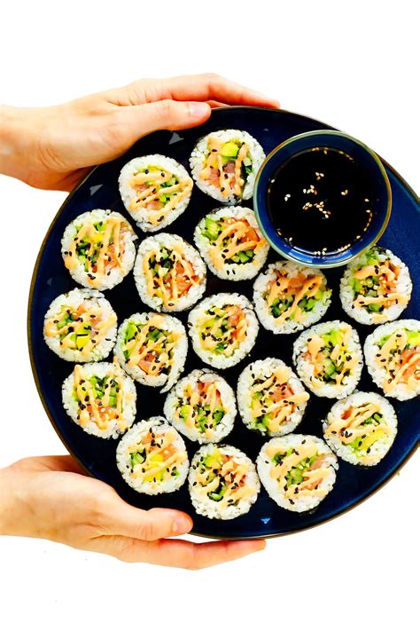 How To Make Sushi Rolls Maki Rolls Gimme Some Oven