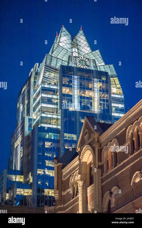 Frost Bank Tower Austin Texas Usa Stock Photo Alamy