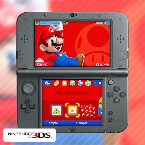 Footage Of The My Nintendo Mario 3ds Theme