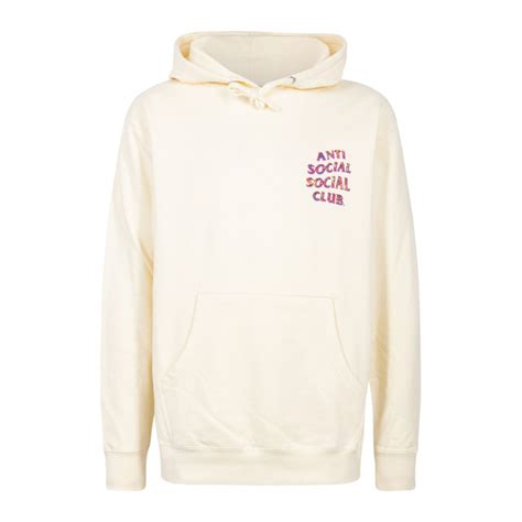 Anti Social Social Club Layer Lock Hoodie Cream Anti Social Social