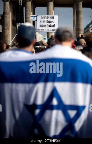 Israel Solidarity Demonstration Deu Deutschland Deutschland Berlin