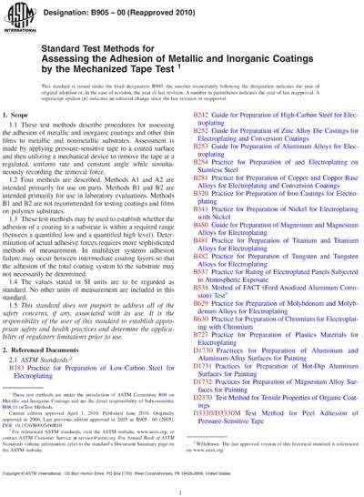 Astm B Standard Test Methods For Assessing The Adhesion 27830 Hot Sex