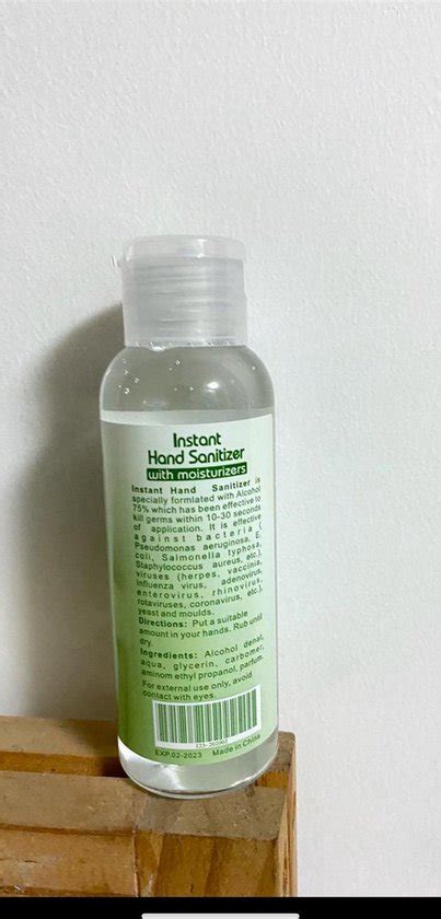 Desinfecterende Handgel 100 Ml Handgel Desinfectie Handgel Met