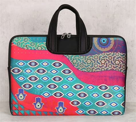 Evil Eye Newfangled Laptop Sleeve Bag | Laptop Sleeve Bag | india Circus