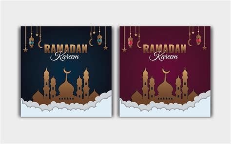 premium vector ramadan poster design
