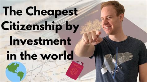 The Cheapest Citizenship By Investment In The World Youtube