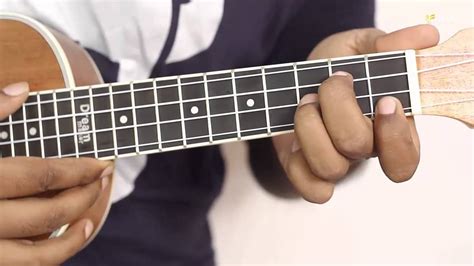 How To Play G Minor Ukulele Easy Chord Ukulele Chord Youtube