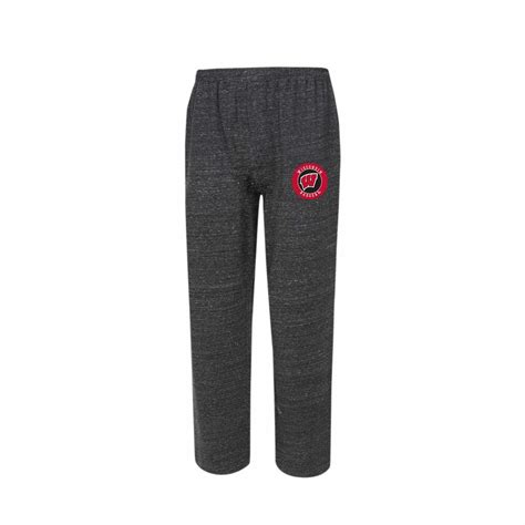 Wisconsin Badgers Adult NCAA Open Bottom Pitch Pants - Graphite (Small ...