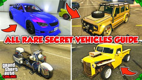 Fresh Gaming How To Get ALL RARE Cars In GTA 5 Online Secret