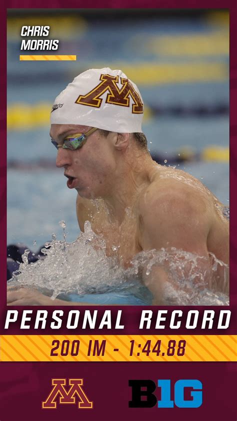 Minnesota Swimming Diving On Twitter 200 IM Three Gophers