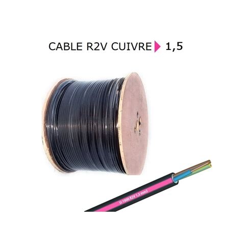 Câbles Rigides RO2V 3G1 5mm² 026505 FCA 40 OFF