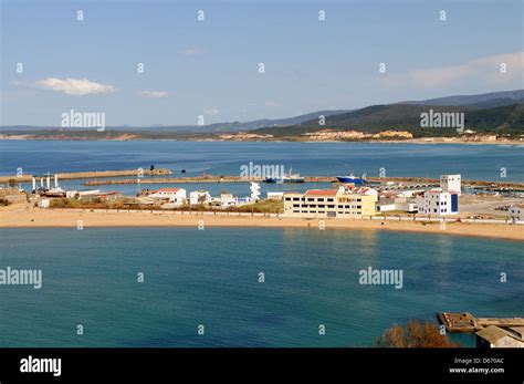 port   coral town  tabarka tunisia stock photo alamy