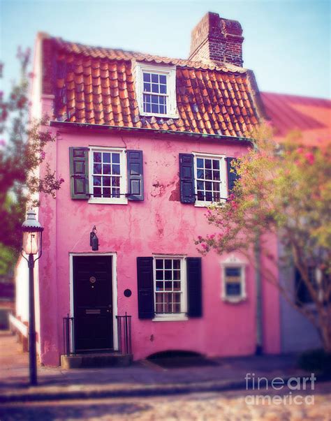 The Pink House Charleston Photograph By Sonja Quintero Fine Art America