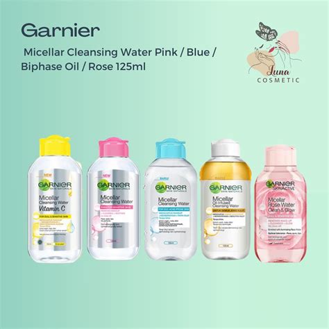 Jual Garnier Micellar Cleansing Water Pink Blue Biphase Oil Rose