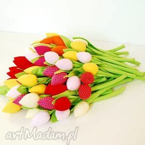 Tulipany Z Materia U Handmade Tulipany R Cznie Robione Art Madam Pl