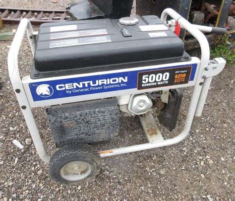 Centurion Generac W Generator As Is Running Condition Unknown As