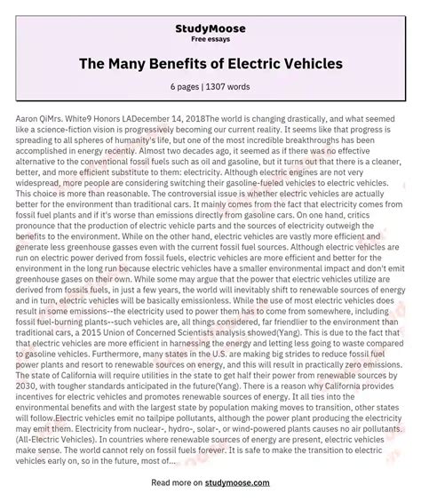 Autonomous Electric Vehicle Thesis Examples Merla Linette