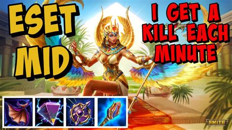 I GET A KILL EACH MINUTE ESET MID SMITE SEASON 9 GAMEPLAY YouTube