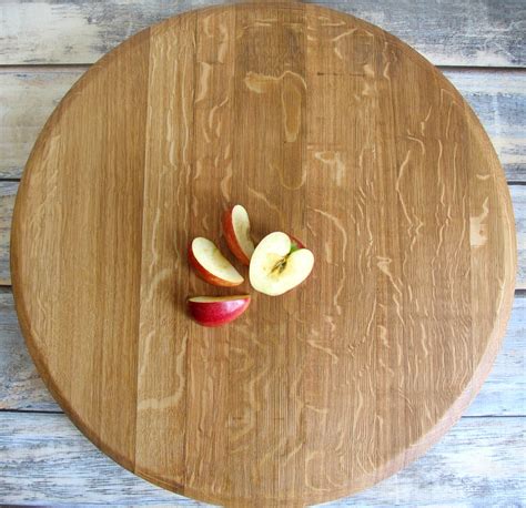 Wine Barrel Lazy Susan Cheese Board Wooden Lazy Susan