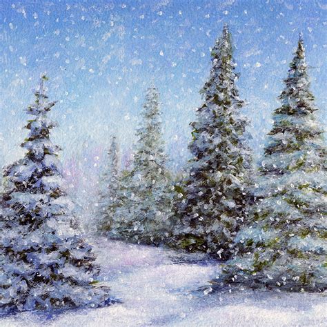 Winter Wonderland Photography Backdrop Winter Tree Photo Backdrop