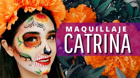 Maquillaje Catrina Flor De Cempas Chil Paso A Paso Youtube