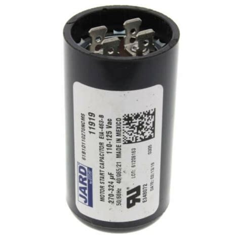 Jard B D Ncms Mfd Vac Round Motor Start Capacitor