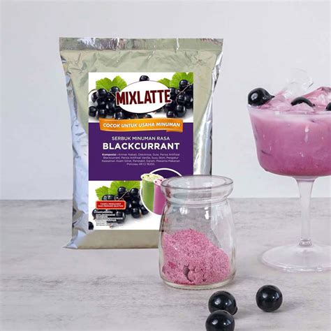 MIXLATTE Blackcurrant Bubuk Minuman 1 Kg Spot Jajan