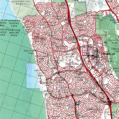 Getlost Map 2034 Perth Wa Topographic Map V15 175000 By Getlost Maps Avenza Maps