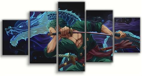 Amazon De Generisch St Ck Anime Zoro Leinwand Poster Wandkunst