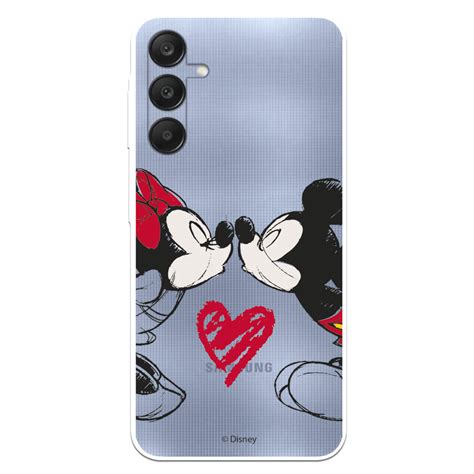 Capa Para Samsung Galaxy A25 5G Oficial Da Disney Mickey E Minnie Beijo