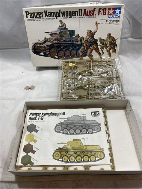 Tamiya 35009 Panzer Kampfwagen II Ausf F G 1 35 Model Kit Sealed Parts