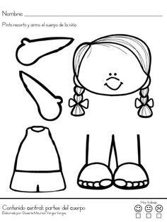 La Maestra Linda Lo Schema Corporeo Body Parts Preschool Activities