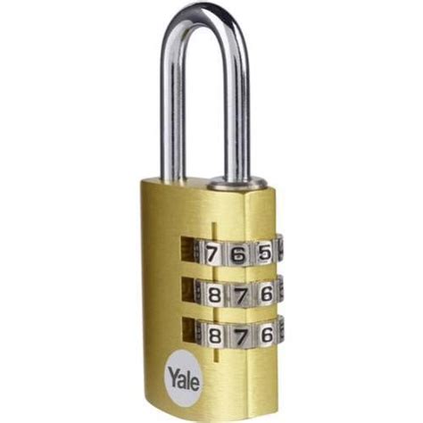 YALE YE3CB 28 126 1 GO Cadenas 28 mm or avec serrure à combinaison