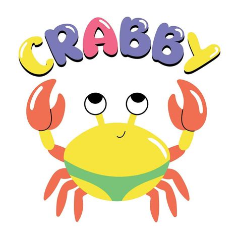 Trendy Crabby Concepts 27697647 Vector Art At Vecteezy