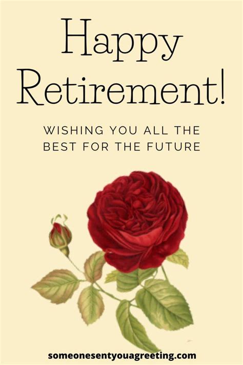 Wish Someone A Happy Retirement And All The Best For The Future With