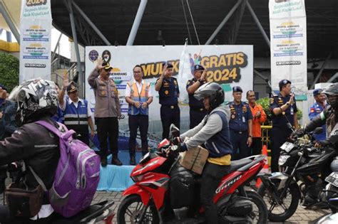 Kemenhub Peserta Arus Balik Gratis Jalur Kapal Laut Tiba Di Jakarta