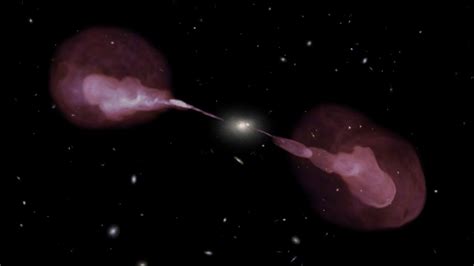 Active Galaxy Hercules A: Visible & Radio Comparison