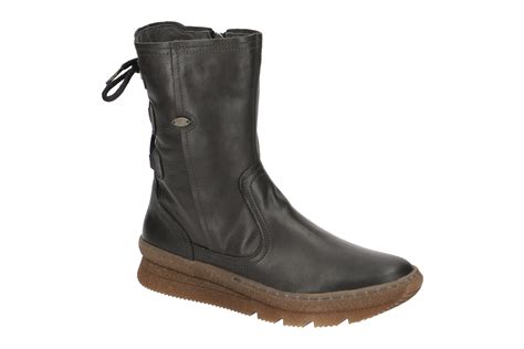 Camel Active Authentic Winterstiefel F R Damen In Schwarz Schuhe